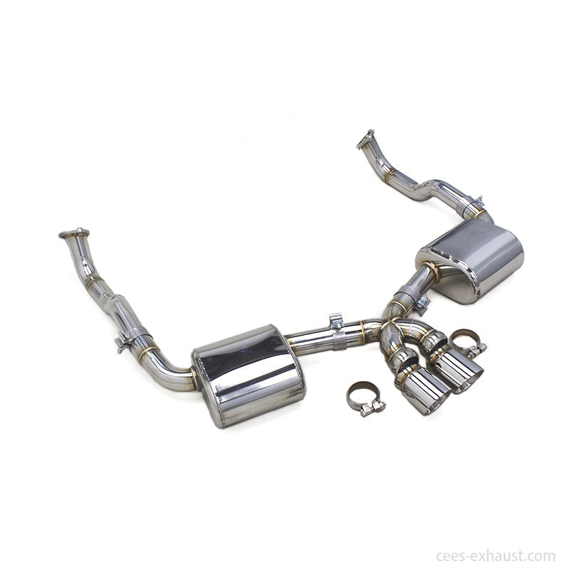 Porsche 987/987.1 Boxster/Cayman 3.4L Valved Sport Exhaust System