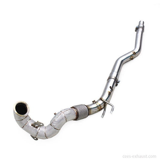 Audi Q3 2.0T 2019-2021 Stainless Steel Downpipe Exhaust with OPF/GPF
