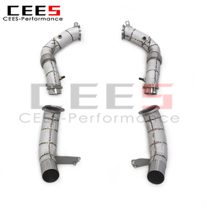 cees Catback Exhaust Pipes for BMW M850/M850i 4.4TT 2019-2023 Car Exhaust System Stainless Steel Exhaust Pipe Muffler Escape