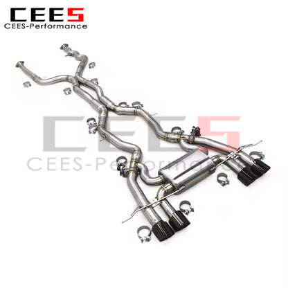 cees Catback Exhaust System For BMW M2 G87 2023 Exhaust Pipe Racing Muffler Escape Titanium/SUS304 Performance Exhaust valvetronic