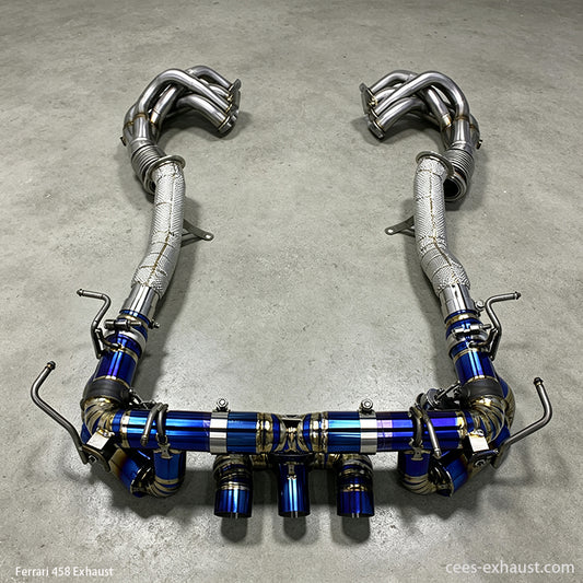 Ferrari 458 V8 4.5 Valved Sport Exhaust System