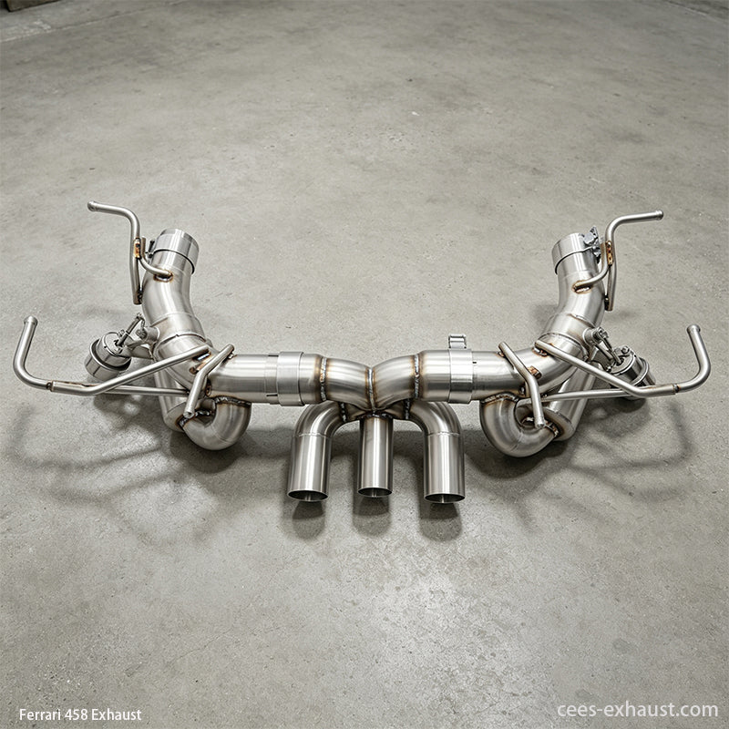 Ferrari 458 V8 4.5 Valved Sport Exhaust System
