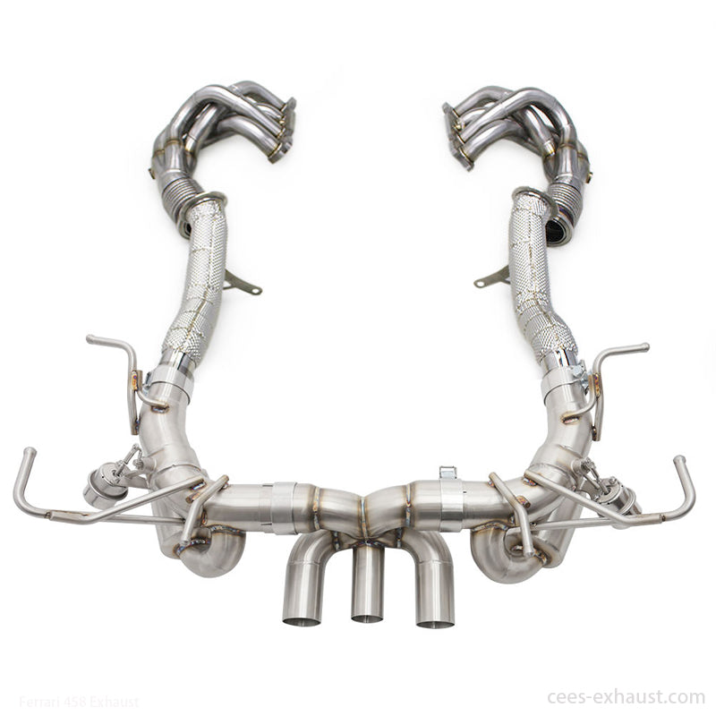 Ferrari 458 V8 4.5 Valved Sport Exhaust System
