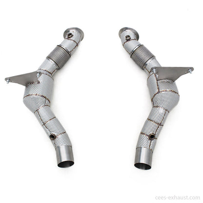 CEES Catback Exhaust for Ferrari 488 3.9 2015- High Performance Downpipe Stainless Steel Catless Downpipe Tuning Exhaust System