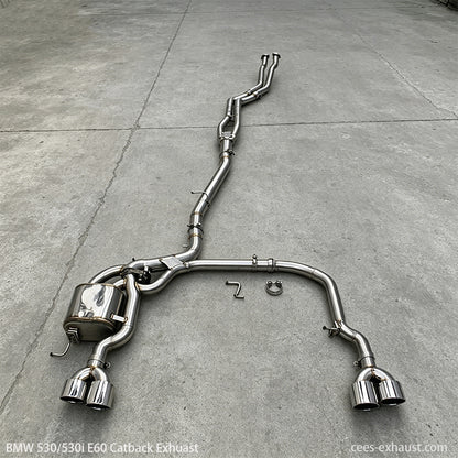 BMW 530/530i E60 3.0L Valved Sport Exhaust System