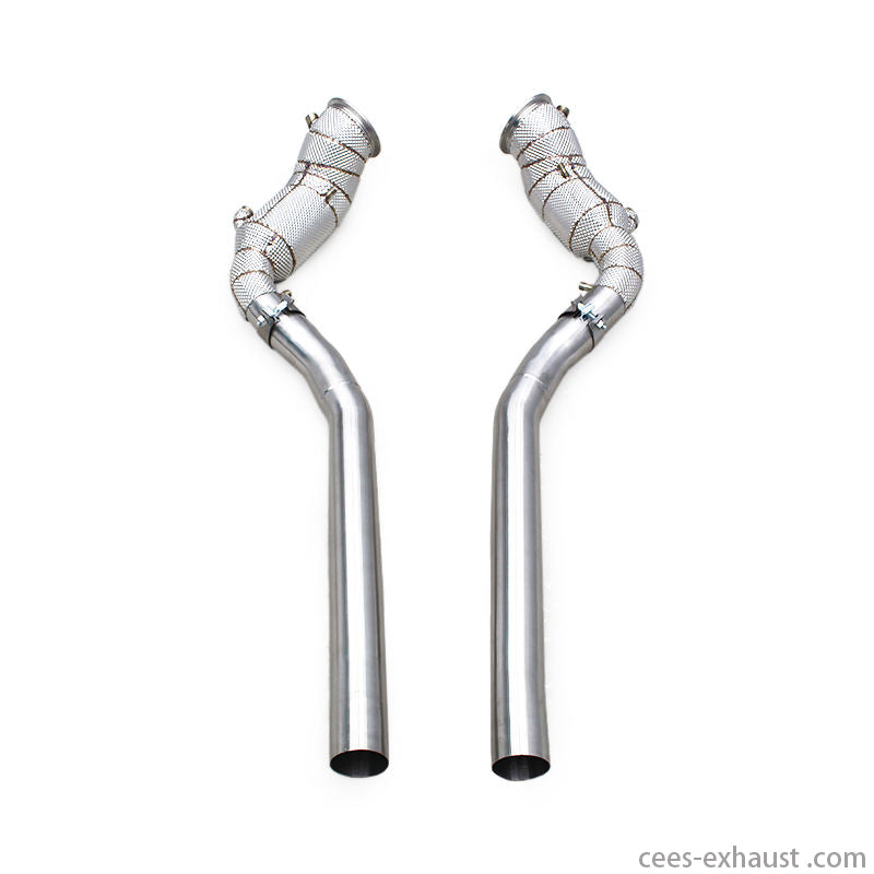 Ferrari Purosangue FUV V12 6.5L Stainless Steel Heat shield Downpipe Exhaust System