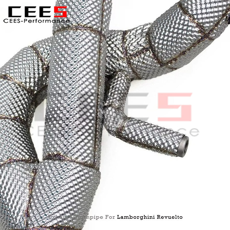 Lamborghini Revuelto 6.5L V12 2023-2025 Stainless Steel Downpipe Exhaust System