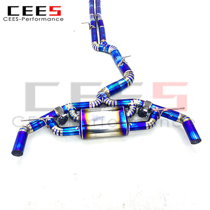 CEES Catback Exhaust System For Audi RS3 Sedan 8Y 2.5T 2019-2023 Titanium High Performance Valvetronic Exhaust Pipe