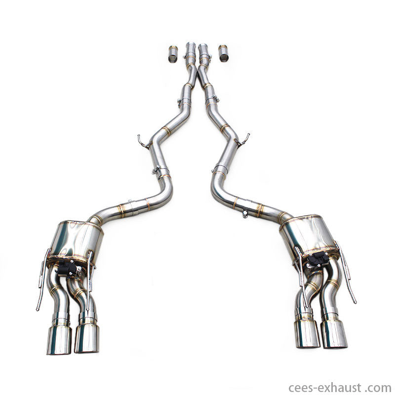 Mercedes Benz S63 AMG W221 6.2L 2008-2012 Valved Sport Exhaust System