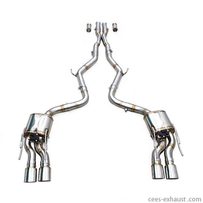 Mercedes Benz S63 AMG W221 6.2L 2008-2012 Valved Sport Exhaust System