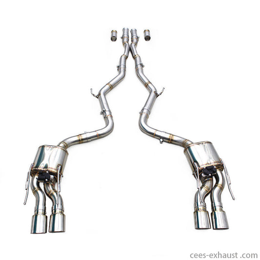 Mercedes Benz S63 AMG W221 6.2L 2008-2012 Valved Sport Exhaust System