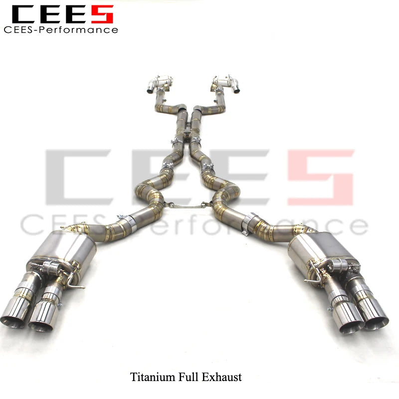 CEES Catback Exhaust for BMW M5 F10 4.4TT 2012-2016 Tuning Performance Exhaust Pipe Muffler Escape Car Exhaust System bmw f10 m5 exhaust upgrade bmw m5 f10 exhaust valve control