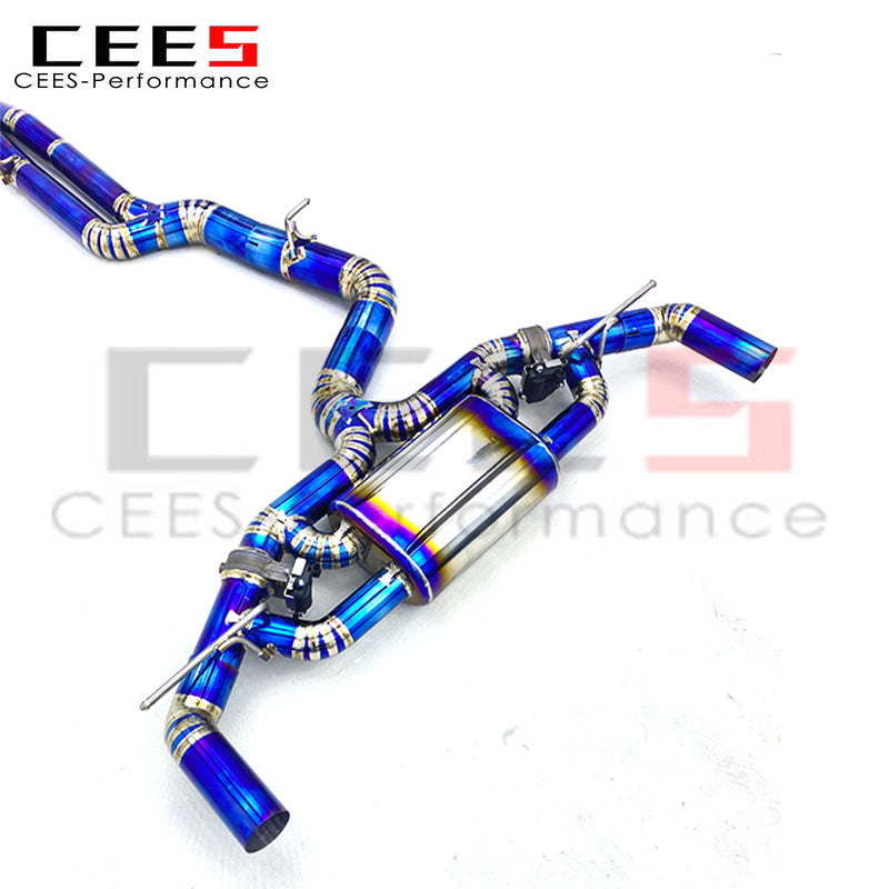 CEES Catback Exhaust System For Audi RS3 Sedan 8Y 2.5T 2019-2023 Titanium High Performance Valvetronic Exhaust Pipe