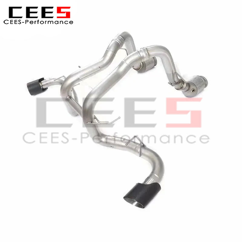 cees Catback Exhaust for Mclaren 570S 3.8 2015- Racing Car Catback Muffler Exhaust Pipe Escape Stainless Steel/Titanium Valve Exhaust Sound High flow catted downpipe Exhaust System