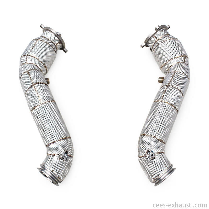 Mclaren 720S 4.0T 2017-2019 Stainless Steel High Flow Catted Downpipe with Catalyst Car Exhaust System