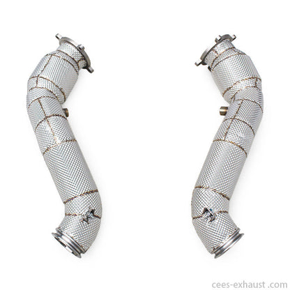 Mclaren 720S 4.0T 2017-2019 Stainless Steel High Flow Catted Downpipe with Catalyst Car Exhaust System