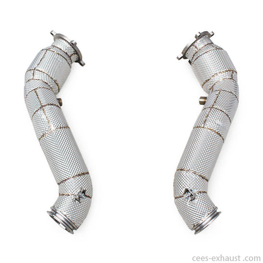 Mclaren 720S 4.0T 2017-2019 Stainless Steel High Flow Catted Downpipe with Catalyst Car Exhaust System