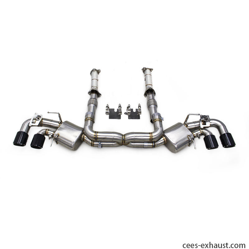 cees For Chevrolet Corvette C8 Valved Sport Exhaust System