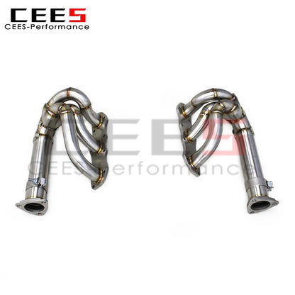 CEES  Stainless Steel Sport Exhaust System Tuning Auto Parts For PORSCHE 911 997.1/997.2 Carrera 2004-2012 Catback muffler Manifold Exhaust heads