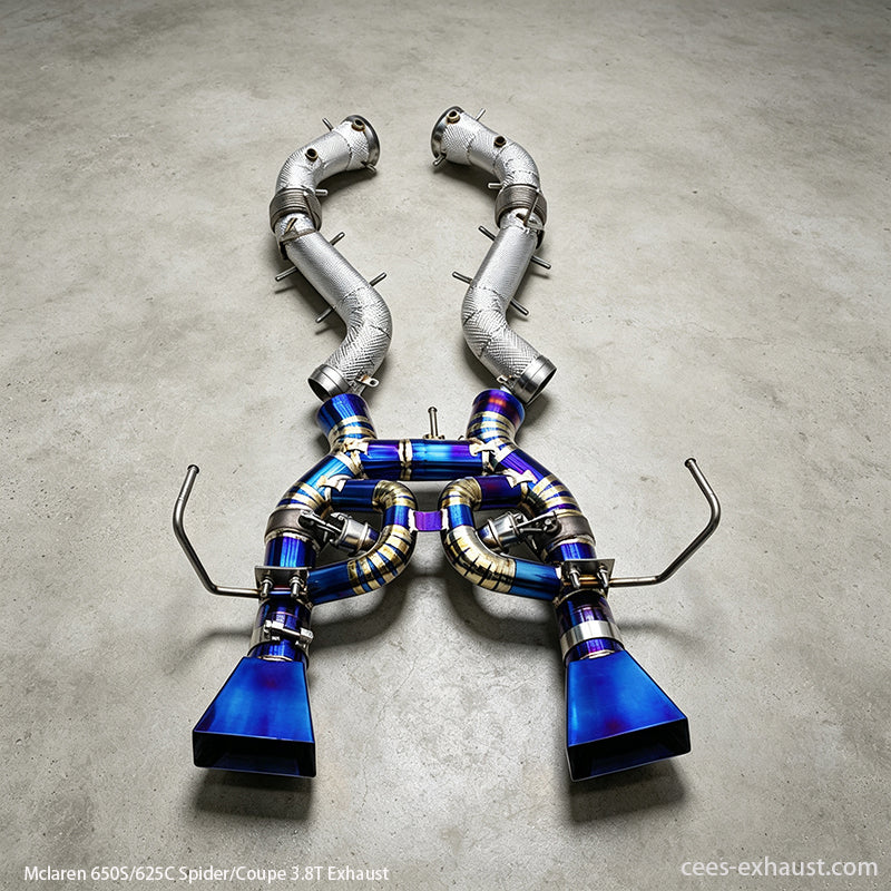 Mclaren 650S/625C Spider/Coupe 3.8T Valved Sport Exhaust System