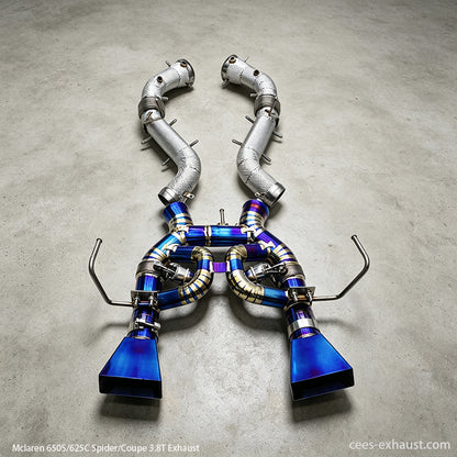Mclaren 650S/625C Spider/Coupe 3.8T Valved Sport Exhaust System