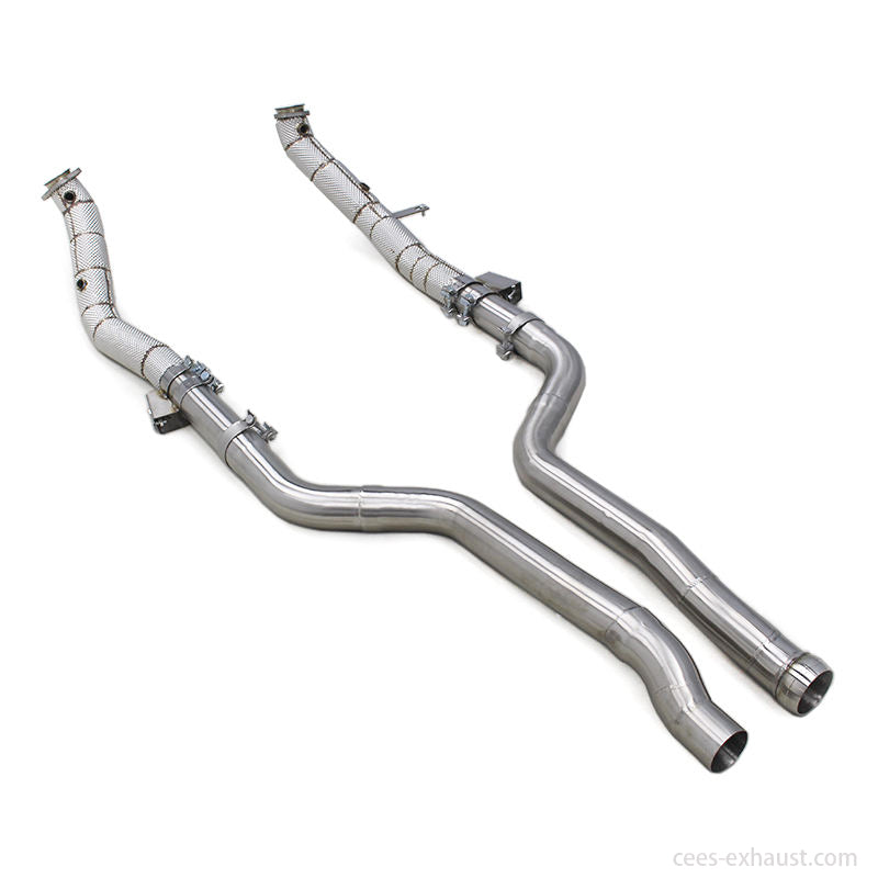 Mercedes W218 CLS63 AMG Downpipe Exhaust System