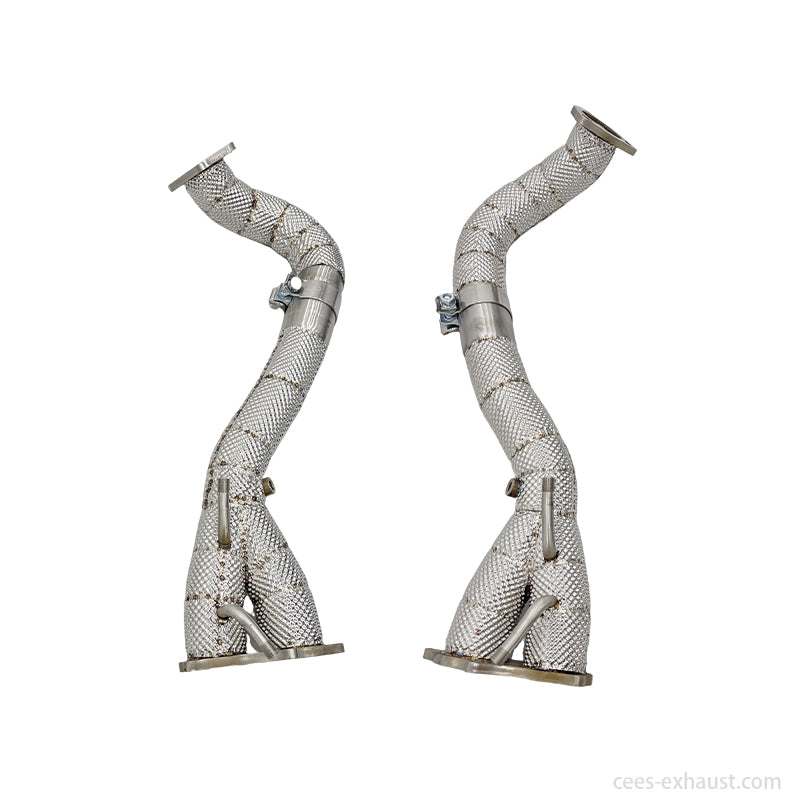 Porsche 718 Cayman GT4 / GTS / Spyder 4.0L Downpipe Exhaust System in stock