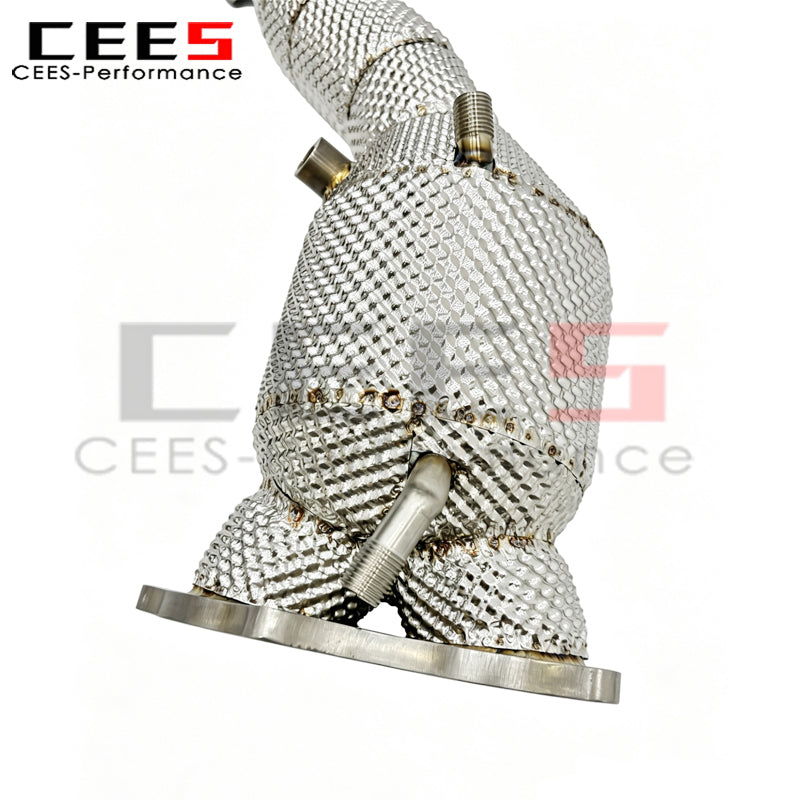 Porsche 718 Cayman GT4 / GTS / Spyder 4.0L Downpipe Exhaust System in stock