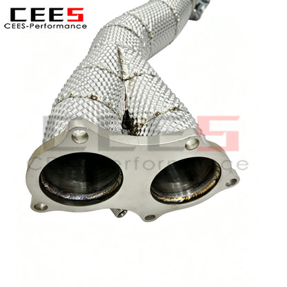 Porsche 718 Cayman GT4 / GTS / Spyder 4.0L Downpipe Exhaust System in stock