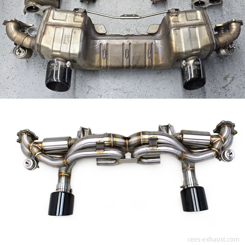 Porsche 718 Cayman GT4 / GTS / Spyder 4.0L Valved Sport Exhaust System