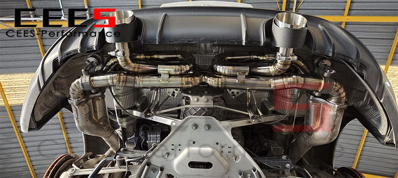 Porsche 718 Cayman GT4 / GTS / Spyder 4.0L Valved Sport Exhaust System