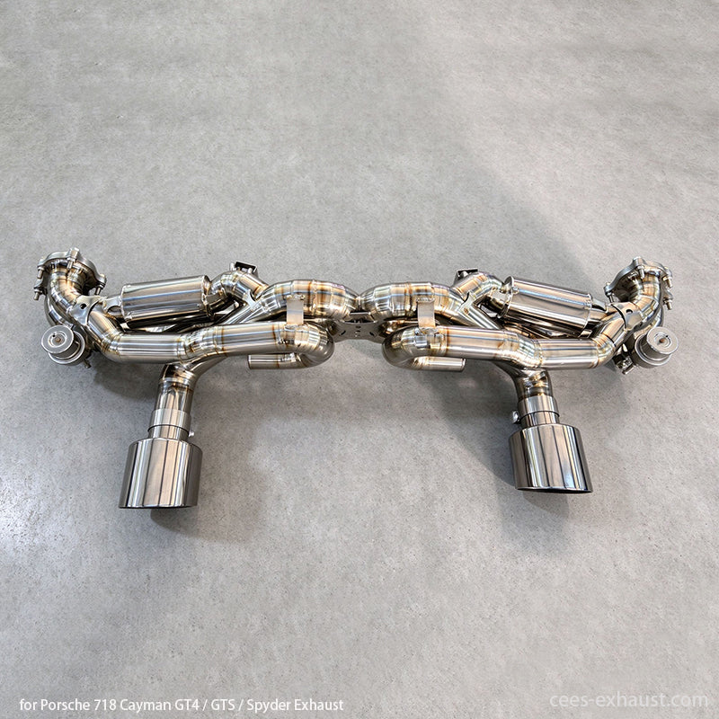 718 gt4 exhaust