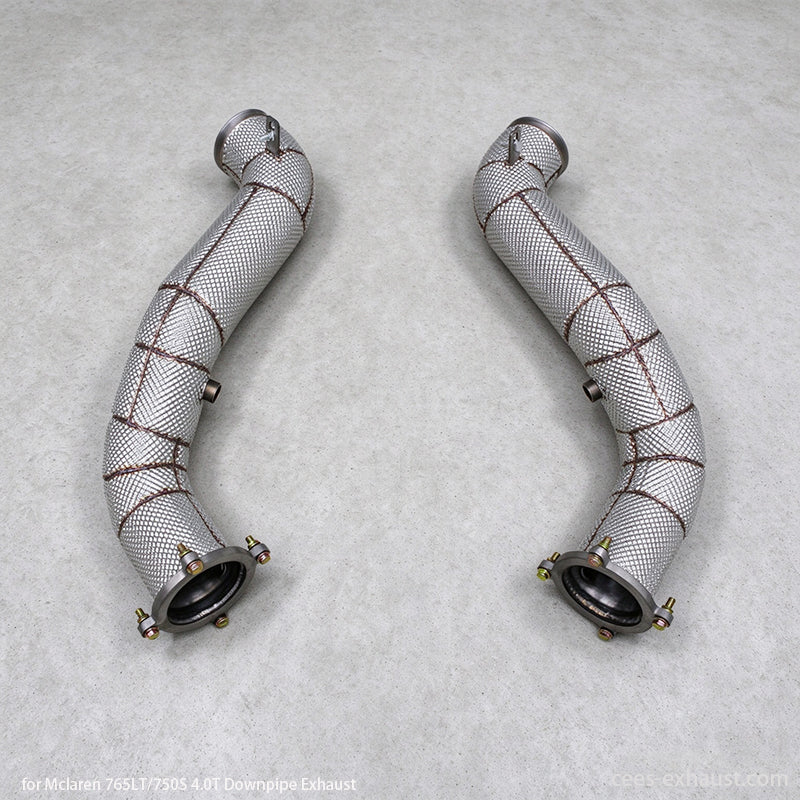 McLaren 750S / 765LT 4.0T Heat Shield Downpipe Exhaust System (2020+)