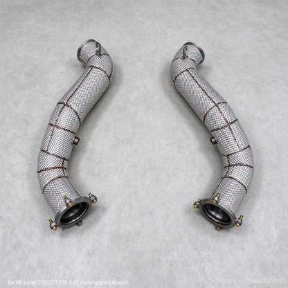 McLaren 750S / 765LT 4.0T Heat Shield Downpipe Exhaust System (2020+)