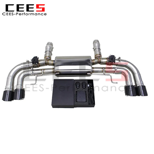 cees Stainless Steel Axle Back Exhaust Middle Pipes for BMW M550 M550i G30/N63 4.4TT 2017-2022 Racing Sport Exhaust System Assembly