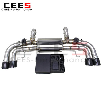 cees Stainless Steel Axle Back Exhaust Middle Pipes for BMW M550 M550i G30/N63 4.4TT 2017-2024 Racing Sport Exhaust System Assembly