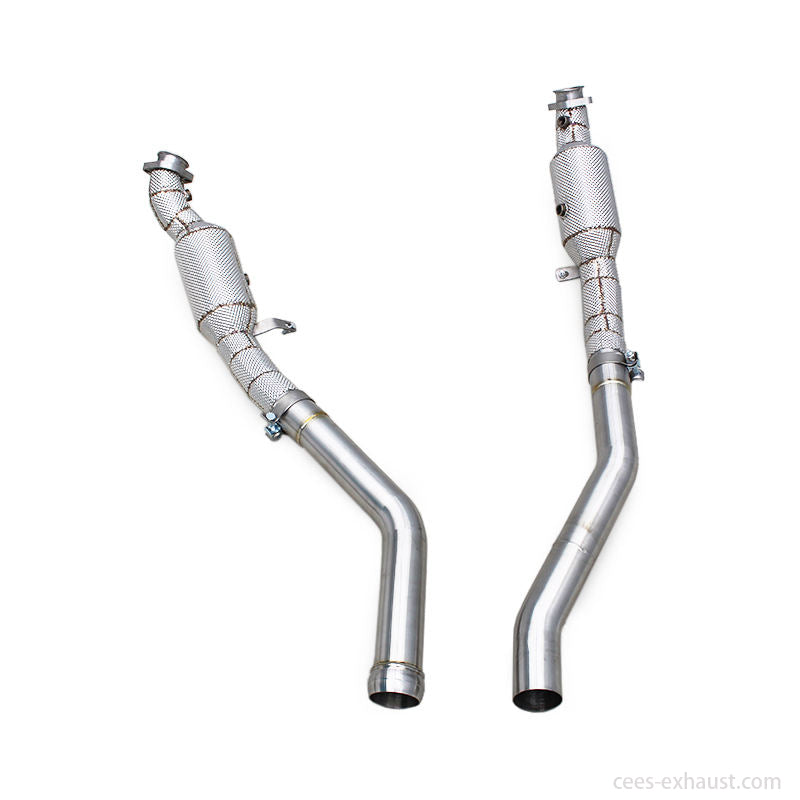 Mercedes-Benz ML63 AMG W164/M156 6.2L Stainless Steel Downpipe Exhaust System