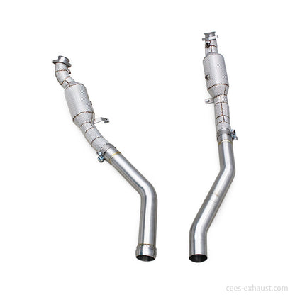 Mercedes-Benz ML63 AMG W164/M156 6.2L Stainless Steel Downpipe Exhaust System