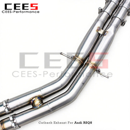 Audi RS Q8/RSQ8/Q8 Titanium Valved Sport Exhaust system