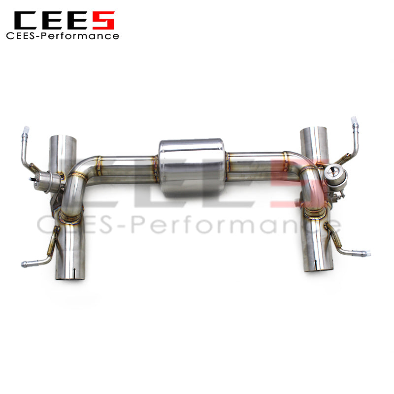 CEES Catback Exhaust for Ferrari488 2015-2019 Performance Exhaust Pipe Muffler Titanium Alloy Valve Escape Car Exhaust System