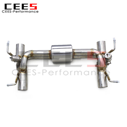 CEES Catback Exhaust for Ferrari488 2015-2019 Performance Exhaust Pipe Muffler Titanium Alloy Valve Escape Car Exhaust System