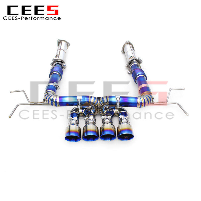 Chevrolet CORVETTE C8 Z06 2019-2025 Titanium Straight Pipe Exhaust System