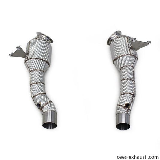 Ferrari 458 SP/Speciale/458SC Stainless Steel Free Flow Catted Downpipe Exhaust System