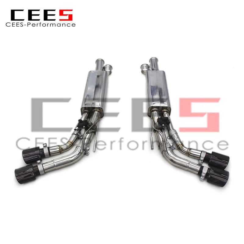 CEES Catback Exhaust System For Mercedes-Benz G63 W464 4.0T 2019-2023 l Downpipe with catalyst Exhaust Pipe Muffler valve