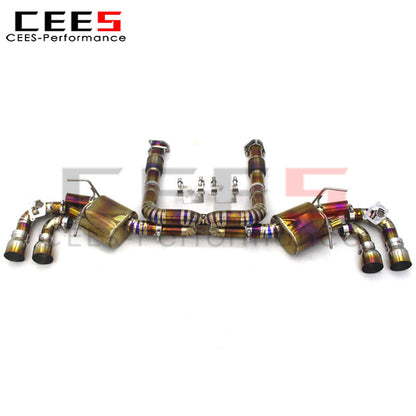 cees For Chevrolet Corvette C8 Valved Sport Exhaust System