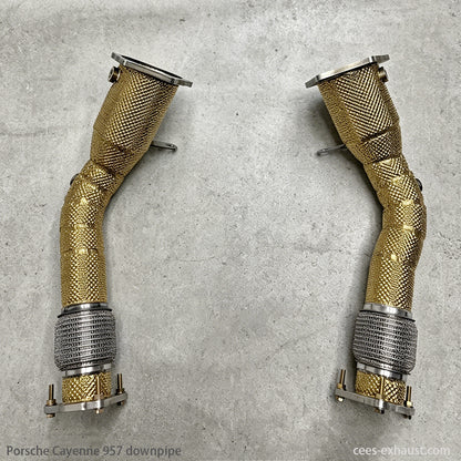 PORSCHE Cayenne 957 4.8 V8 Downpipe Exhaust System