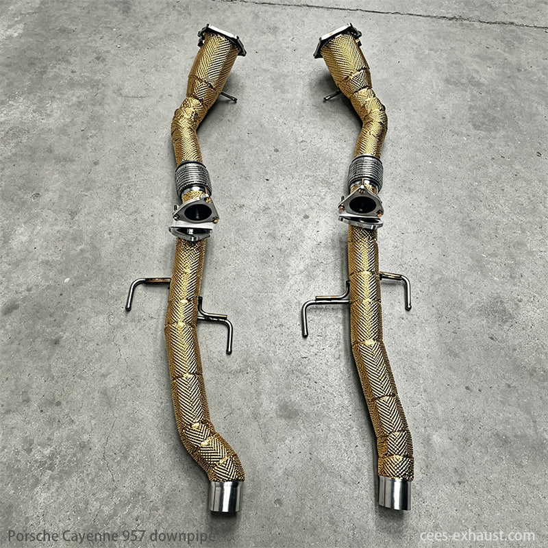 PORSCHE Cayenne 957 4.8 V8 Downpipe Exhaust System