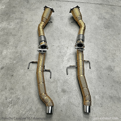 PORSCHE Cayenne 957 4.8 V8 Downpipe Exhaust System