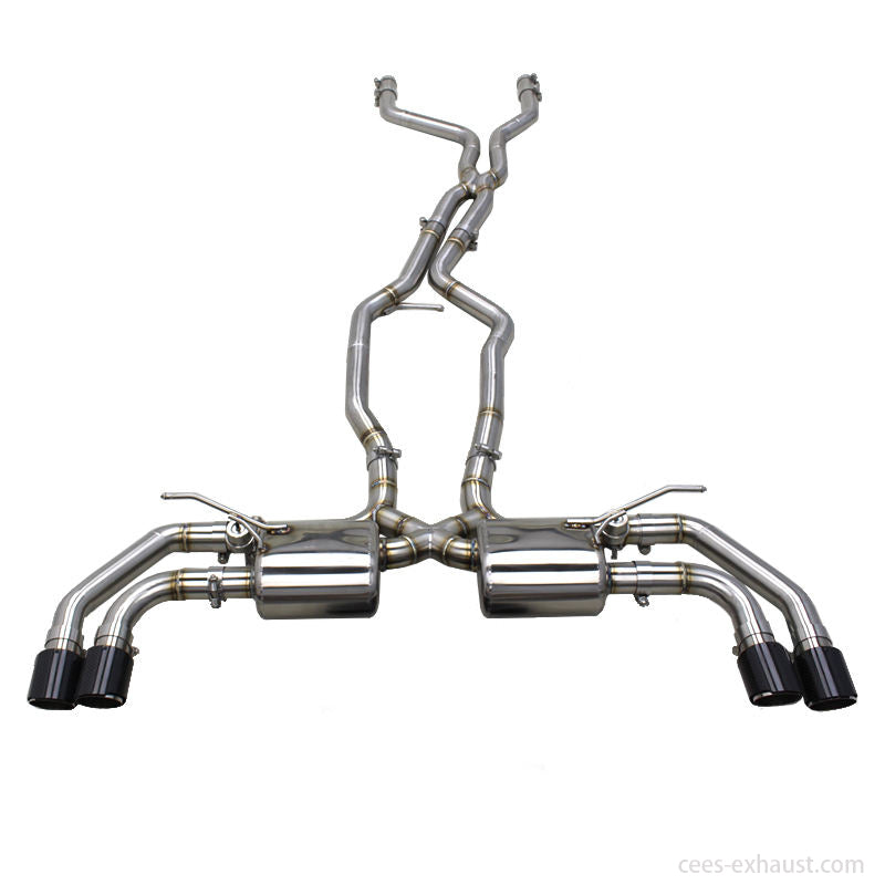 PORSCHE Cayenne 958 V8 4.8 2010-2016 Valved Sport Exhaust System