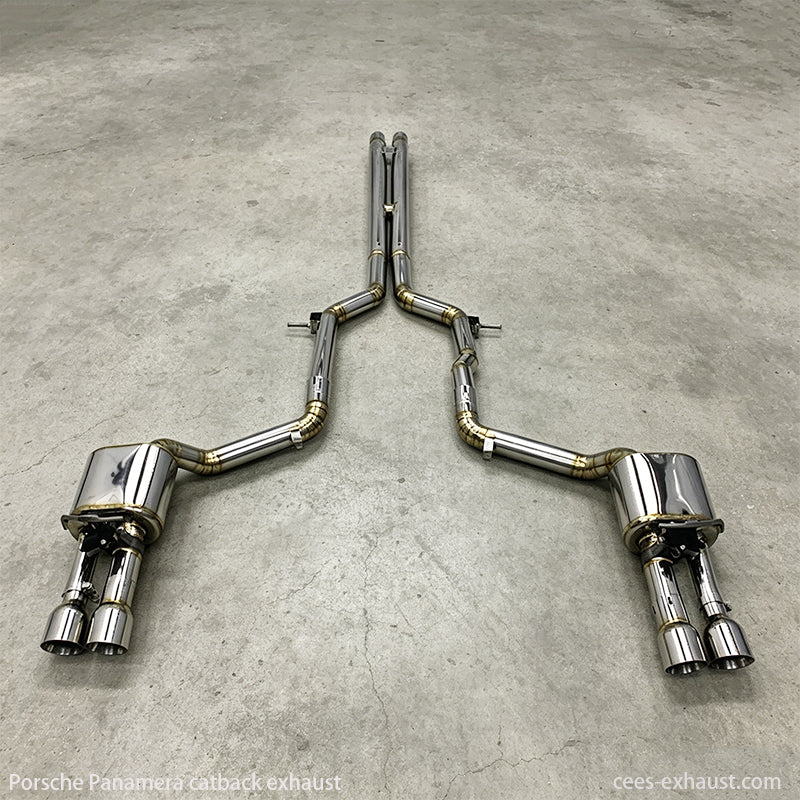 Porsche Panamera 4.8L Valved Sport Exhaust System